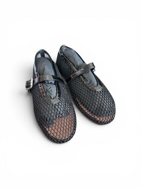 Alaïa Fishnet Ballerina Flat
